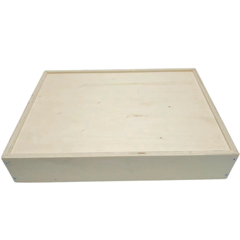 Hassle Free Replacement Kitchen Drawer Box Fourteen By Nineteen Inches Built Tough Plywood from side view showing smooth finish.