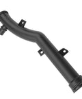 Water Coolant Hose Engine Curved Radiator Flange Pipe PP Material OE 1351VF pictured in black, side view.