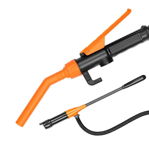 Compact Portable Liquid Transfer Pump For Automotive Use Delivers Up To 2 Point Four Gallons Per Minute Easy Fluid Handling For Gas Diesel Oil Kerosene And Non Corrosive Liquids Fits Standard Drums Great For Shops