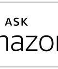 Just ask Amazon Alexa logo with blue circle and text