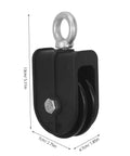 Two Pack Heavy Duty Swivel Lifting Pulley Wheel For Cable And Rope Systems Perfect For Gym Equipment Bearing Wheel For Fitness Machines And Strength Training Resistance Workouts Rehab Exercises, 13cm
