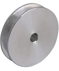 5 Piece Heavy Duty Aluminum V Groove Pulley Pin Hub Single Groove Sheave Fits 3Mm To 5Mm Pu Belt, 58 mm OD