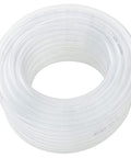 Clear Vinyl Tubing One Half Inch Inner Diameter Fifty Feet Long Low Pressure Flexible PVC Hose coiled top view