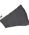 Magnetic EV Port Protector Hella Waterproof Plug Cover in charcoal canvas with drawstring for secure fitting on EV charging ports.