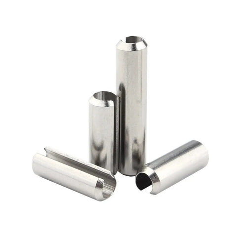Slotted Spring Pins 304 Stainless Steel Split Dowel Roll Pin Set 1.5mm To 6mm Diameters for reliable fastening and positioning