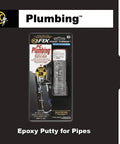 Fast Curing Plumbing Epoxy Putty Stick In Concrete Gray 2oz in packaging front view