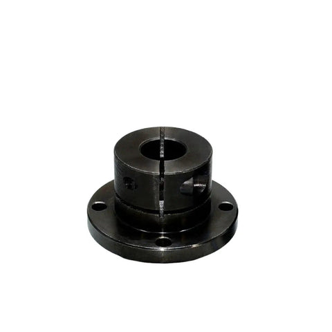 Boss Level Flange Mounted Bearing Housing With Slit Shaft For Smooth Linear Motion Support Sizes Eight Through Twenty Five Millimeters