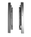 Floor Mounted Drawer Runners With Soft Close And Full Extension Undermount Slides In Cold Rolled Steel, top view