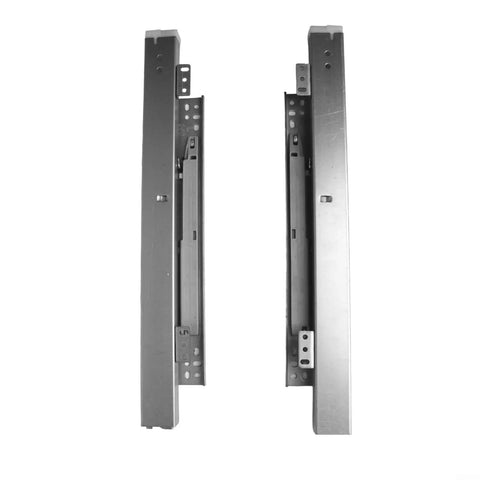 Floor Mounted Drawer Runners With Soft Close And Full Extension Undermount Slides In Cold Rolled Steel, top view