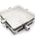 Heavy Duty Portable Welding Workbench With Smooth Xy Tracking, versatile 300mm metal platform for optics projects and engraving.