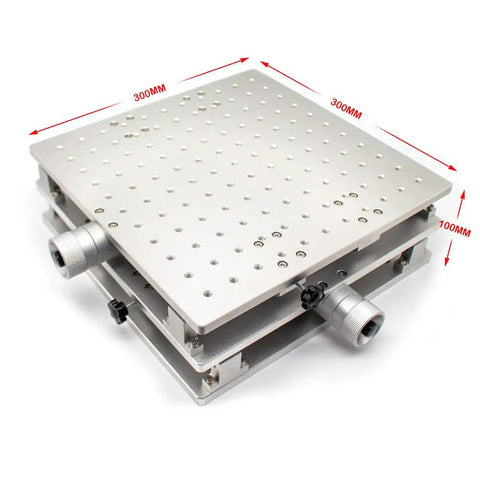 Heavy Duty Portable Welding Workbench With Smooth Xy Tracking, versatile 300mm metal platform for optics projects and engraving.