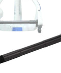 Front Fork Thru Axle Quick Release Skewer Lever 15mm By 158mm Aluminum Alloy Hub Adapter for MTB, shown front view.