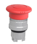 Harmony XB4 Emergency Stop Push Button Head Red Mushroom 40mm with Latching Turn to Release, chromium-plated bezel for 22mm cutouts