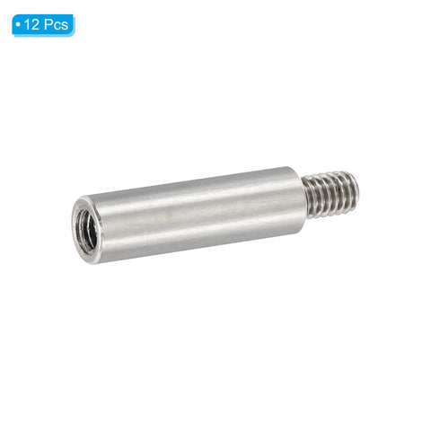 Tough As Nails M4 Standoff Kit With Twelve Heavy Gauge Stainless Steel Spacers, showing a single stainless steel spacer with M4 threading.
