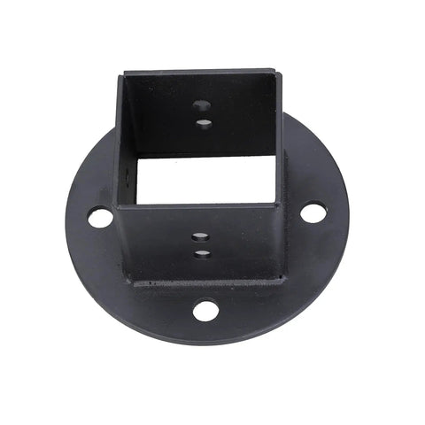 Heavy Duty Metal Post Base Anchors For Fence Railings Privacy Panels Gazebos Pergolas And Mailbox Brackets Built To Last, top view