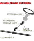 16 Inch 3 Quarter Inch DD Steering Shaft With Three Quarter Inch Universal Joints For Muscle Cars Street Rods Hot Rods Rock Tracks Sand Rails Grinders Lifts Levelers And Marine Projects steering system diagram