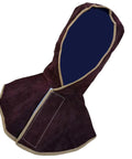 Five Pack Cowhide Welding Hood Cap And Neck Drape For Welders And Metalworkers, Heavy Duty Protective Head And Neck Cover