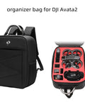 Shoulder Bag For Avata 2 Goggles N3 Dope High Capacity Protective Travel Case open showing compartments for accessories
