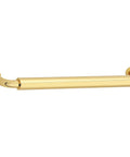 Hollywood Hills 4486 Cabinet Pull 6 Inch Center To Center Solid Brass Hardware for kitchen and bath, durable construction, front view