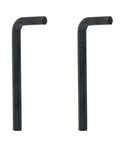 6mm L Shaped Allen Key Wrench Set Long Arm Hex Wrenches Black 2 Pack for Tight Screws and Quick Fixes Heavy Duty Pro Grade High Carbon Steel