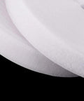 Close-up of Heavy Duty White Sew On Hook And Loop Tape Nylon Fastener Strips 1 Inch By 33 Feet showing soft loop and hook sides.