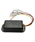 Black box-shaped Ohm Signal Inverter Fuel Gauge Converter Interface For Level Tank Senders And Gauges Easy To Use Programmable Full Half And Empty with wires