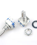 Pack Of 5 EC11 7 Pin 360 Degree Rotary Encoder Code Switch Digital Potentiometer With 15mm Shaft For DIY Electronics, 5V DC