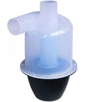 Heavy Duty Industrial Cyclone Dust Collector With 50Mm Hose Port For Powerful Debris Separation, clear plastic design.