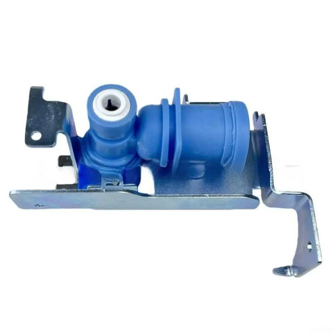 Solenoid Valve For Washing Machine Water Inlet Replacement Part With Dual Material Plastic And Metal Construction, Easy Installation, Durable Washer Appliance Accessory, blue