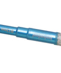 Diamond dry drill bit for glass and tile, blue cylindrical core bit with diamond grit tip