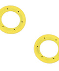 Upgrade Your Ride With This 2 Pack Metal Gear Case Drain Plug Kit That Slides Right Into Mariner Outboards For Tight Oil Changes And No Leaks During Service Time. Two yellow metal gear case drain plug seals shown