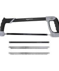 Heavy Duty 12 Inch Bi-Metal Hacksaw Blades 4 Piece Set With Super Sharp Killer Edge Cutting 5 10 18 24 Tpi Options For Built Tough Metal Wood Pipe Work And Top Shelf Diy Projects