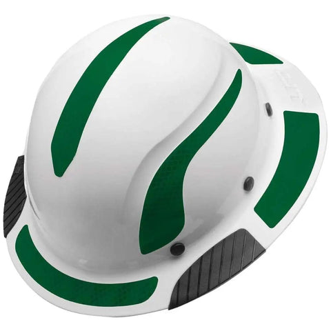 Heavy Duty Bright Green Reflective Decals For Industrial Hard Hats And Safety Gear High Visibility Helmet Sticker Durable Vinyl That Really Slaps On Solid Grind Ready Stickers For Daily Jobsite Hustle Everywhere