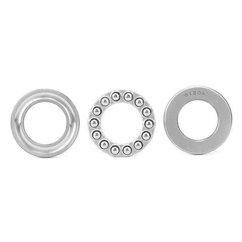 51206 Plane Axial Ball Thrust Bearing Replacement For Machinery Equipment Low Noise Industrial Hardware Parts With Pro Grade High Precision Steel And Super Precise Raceway For Smooth Operation In High Speed Machines, three-piece bearing set