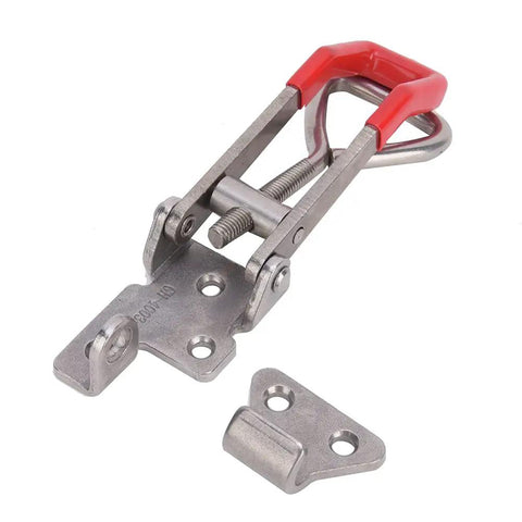 Heavy Duty 304 Stainless Steel Toggle Clamp Locks Things Down Tight With A Rock Solid 250 Kilogram Grip Perfect For Welding Jigs And Garage Builds With Fast Plate Mount.