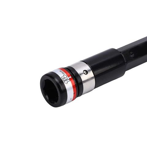 Pro Ceiling Leveling Socket Set With Stretch Rod And 10mm 13mm 14mm 17mm Fits Electric Drill Or Impact Wrench For Tough Jobs At Home Or On Site Fast And Reliable Gear close-up black telescopic rod socket