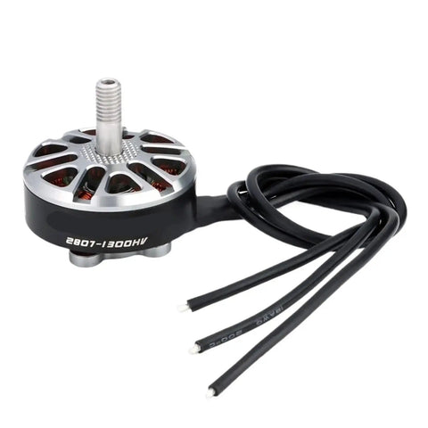 2807 1300KV Brushless Drone Motor For 3 To 6S, 7 Inch Racing Drones And RC Aircraft, durable build with exposed wiring