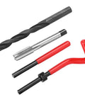 Pro Grade 17Pcs Stainless Steel Thread Repair Kit M10x1.5 twisted drill, tap wrench, and insert tool set