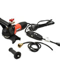 4-Inch Variable Speed Polisher And Grinder Pro Grade 800W 120V Power Tool 1000-4000 RPM Range For Smooth Grind To Shine On Granite Marble And Concrete Surfaces with accessories