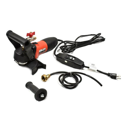 4-Inch Variable Speed Polisher And Grinder Pro Grade 800W 120V Power Tool 1000-4000 RPM Range For Smooth Grind To Shine On Granite Marble And Concrete Surfaces with accessories
