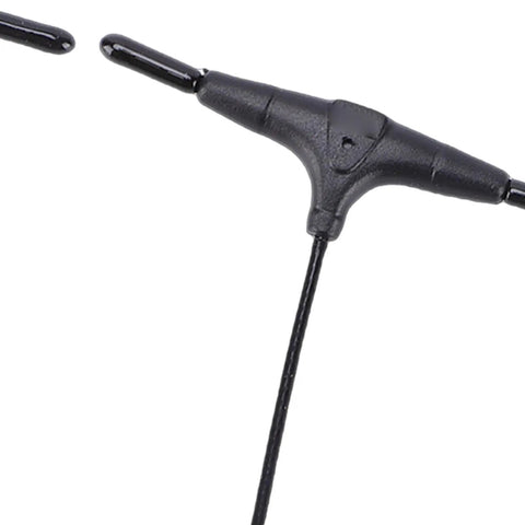 Beefed Up 2.4G T Type Antenna For FPV Drones And RC Gear, 2.5 dBi Gain, slim lightweight design with durable ends and cable.