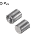 Hardcore 20 Piece Pack Of 304 Stainless Steel Ball Point Spring Plungers, 2 mm diameter, used for mechanical clamping tasks.