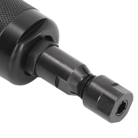 Heavy Duty Pneumatic Die Grinder Pumping 24000 RPM With A Precision Machined Chuck that locks tight for secure tool attachment