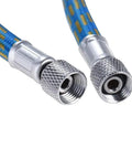 Six Foot Nylon Braided Air Hose With One Eighth Inch To One Quarter Inch Adapter For Iwata Master Devilbiss And Other Airbrushes