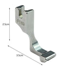 5X Zipper Presser Foot For Sewing Machines, Invisible Zip Presser Foot For Hidden Zips, Lightweight Yet Durable Steel Accessory, A Real Game Changer For Lock Stitch DIY Fashion Sewing Projects, 2.5x3.5cm steel