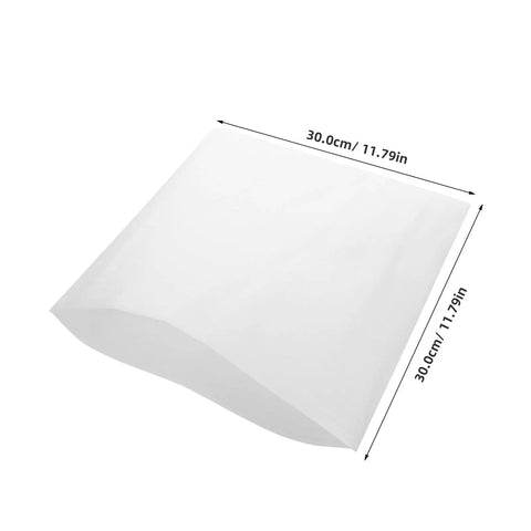 100 Piece Foam Pouches For Fragile Dishes And Glassware, Double Sided Cushioning Sleeves Protect Cups Mugs And Bowls During Moving, Shipping Or Storage, 11.8 Inch Square Foam Wraps For Breakable Tableware. 30x30 cm white EPE foam pouch