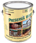 Hardcore Wood Stain And Sealer With Top Shelf Uv Blocking And Low Voc Formula That Soaks Deep To Sidestep Peeling Headaches While Spraying Effortless For A Fresh Natural Look As Part Of A Smart Eight Pack Kit For Deck Restoration - can of penetrating oil stain and sealer.