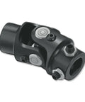 Heavy Duty Double D To Thirteen Sixteenth Inch Thirty Six Spline Universal Steering U Joint 83mm Length Black Steel With Premium Needle Bearing Durable Auto Steering Joint For Off Road And Street