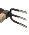 Forged Garden Hoe And Cultivator Hand Tiller With Hammer-Forged Steel Blade From Classic Japanese Craftsmanship