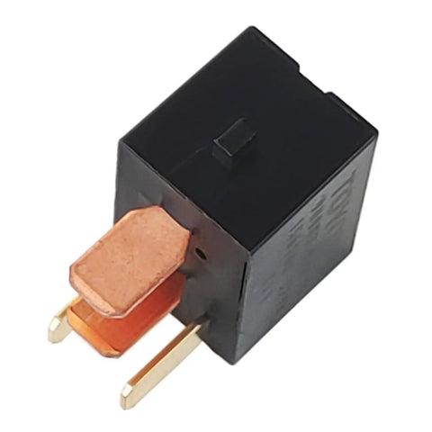 AC Replacement Relay 12V DC 30A 4 Pin Plug And Play Fits 1997 And Up Vehicles, black automotive relay for car electricals.